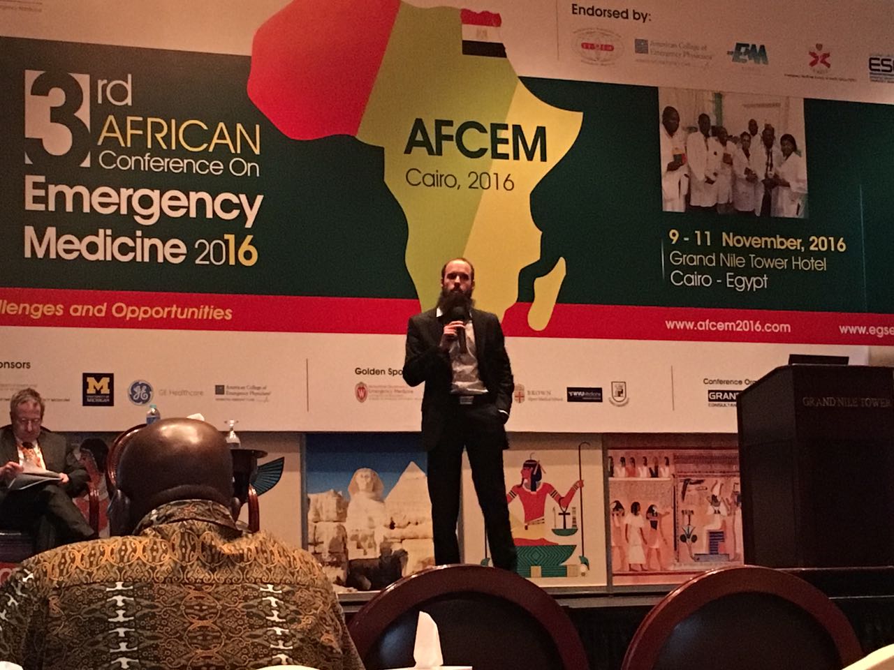 Michael presenting at AFCEM 2016